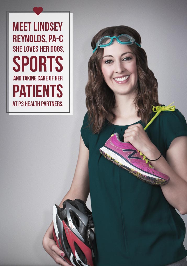 meet lindsey reynolds p a c she loves her dogs sports and teaking care of her patients at p3 health partners