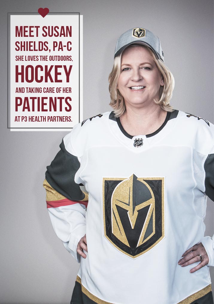 meet susan shields p a c she loves the out doors hockey and taking care of her patients at p3 health partners