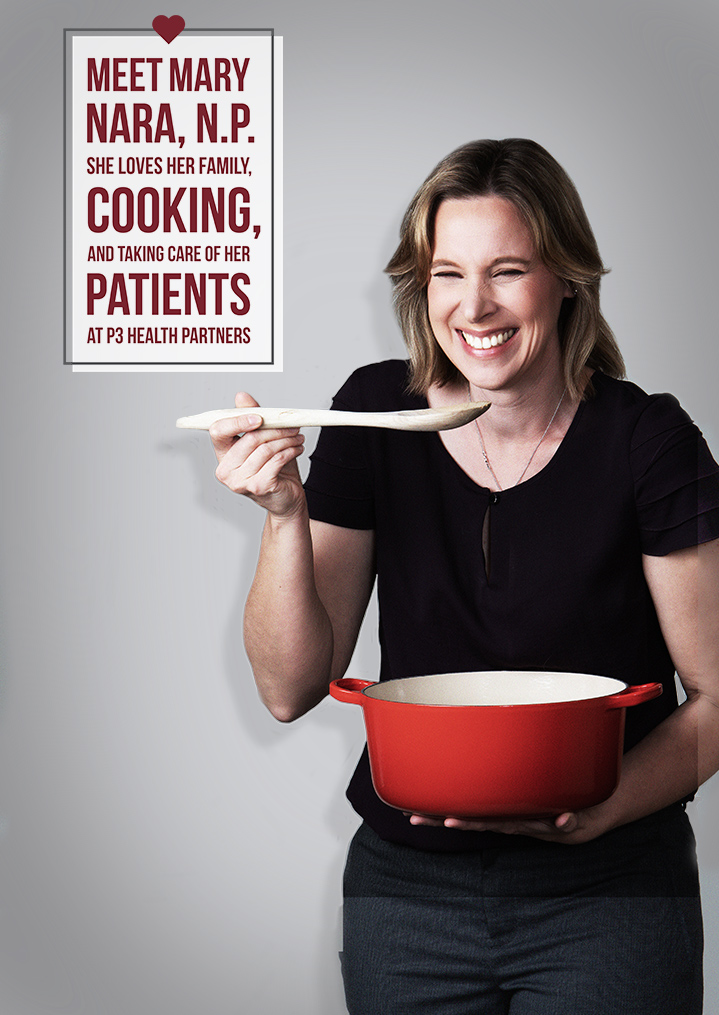 nary nara n p loves her family cooking and taking care of her patients at p3 health partners