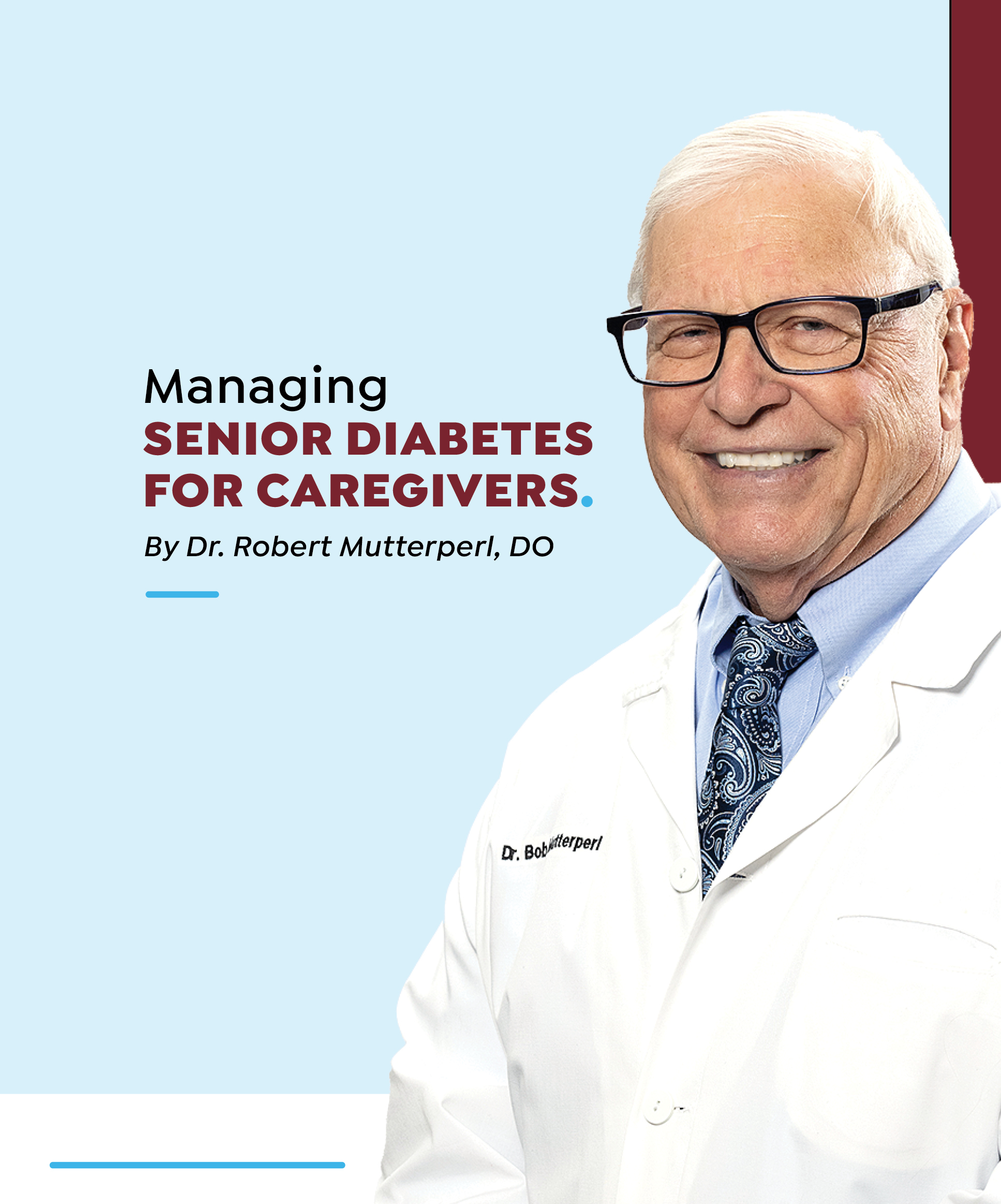 Social Post- Managing Senior Diabetes for Caregivers